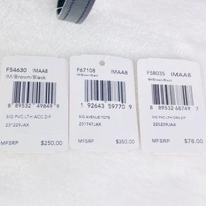 3PCS Coach Avenue Tote Wallet Wristlet Set